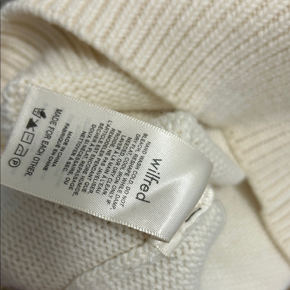 Aritzia Wilfred Cream Knit Sleeveless Top - Picture 7 of 7
